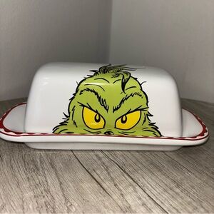 Grinch Butter Dish